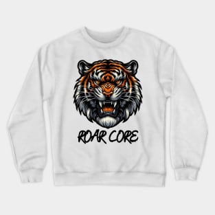 Angry Tiger Art Crewneck Sweatshirt